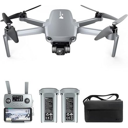 Hubsan Zino Mini Pro Drón (2 akkumulátor – 64 GB belső tárhely) | 4K drón 3 tengelyes karmantyúval, 249 g, akadálykerülés, 10 km-es HD videó átvitel, 35 perc repülési idő