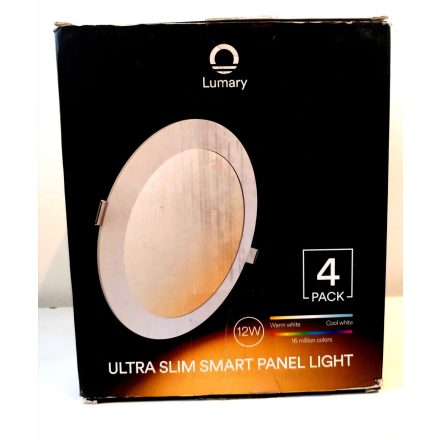 lumary ultra slim panel light 12w